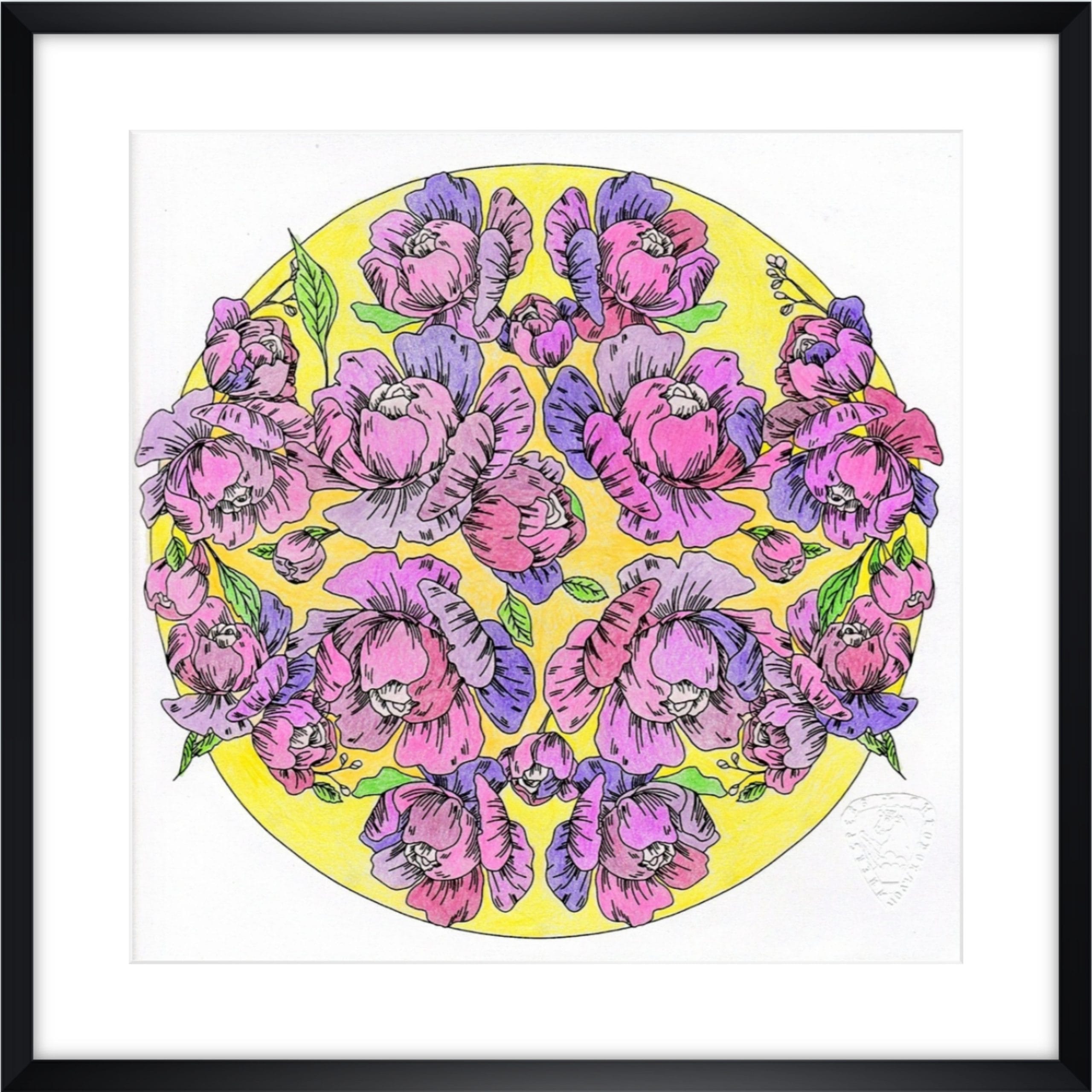 Rose Garden - Mandala - Princess Theodora von Auersperg